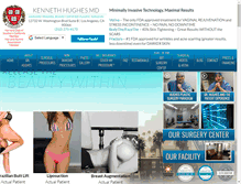 Tablet Screenshot of hughesplasticsurgery.com